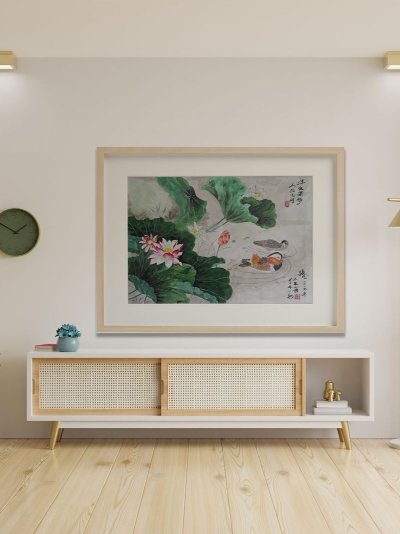 Moonlight Over the Lotus Pond