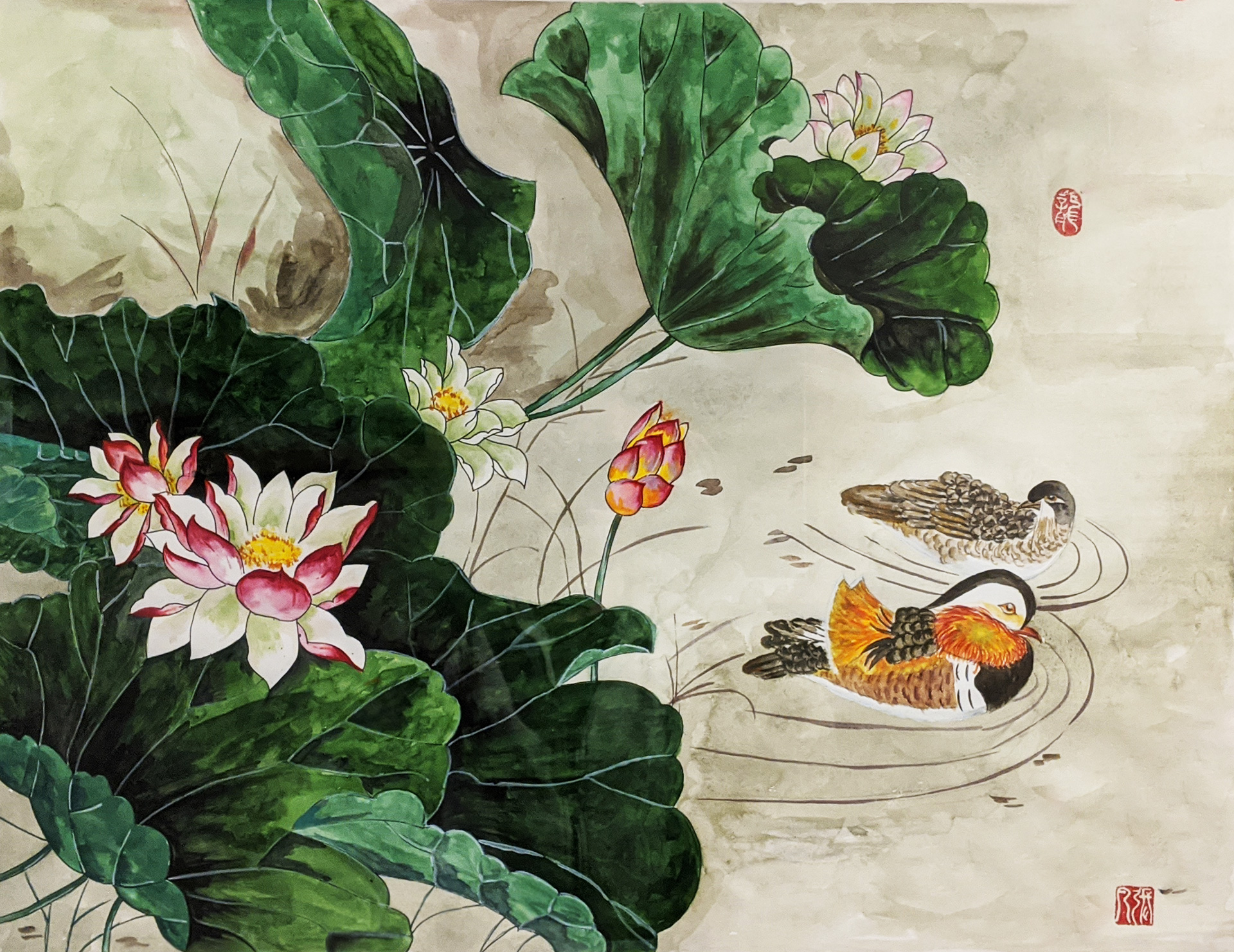 Moonlight over the Lotus Pond by Fan Stanbrough