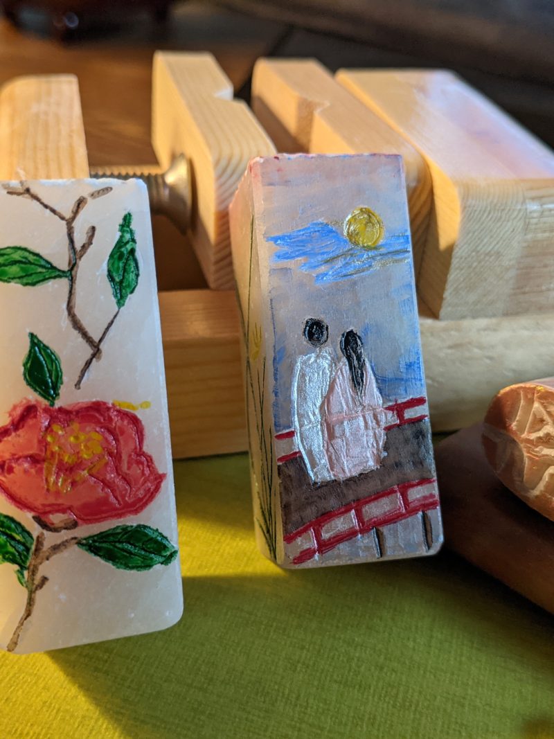 Soap Stone Seal Carving and Painting