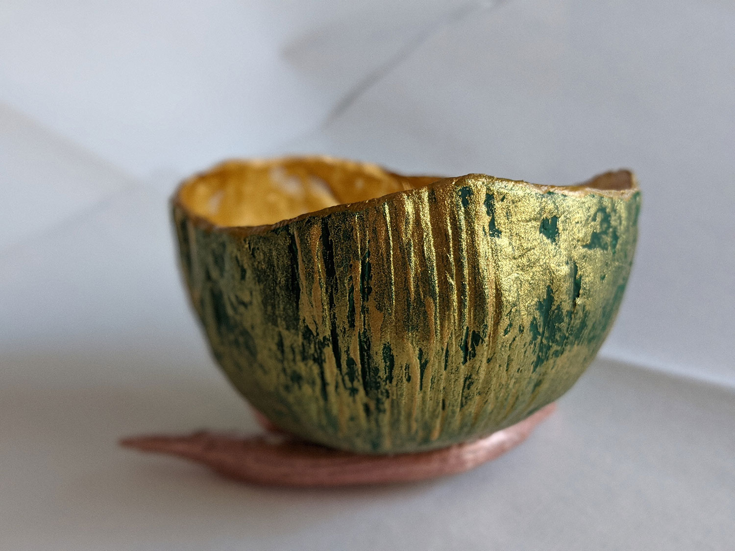 Green Pinch Pot by Fan Stanbrough