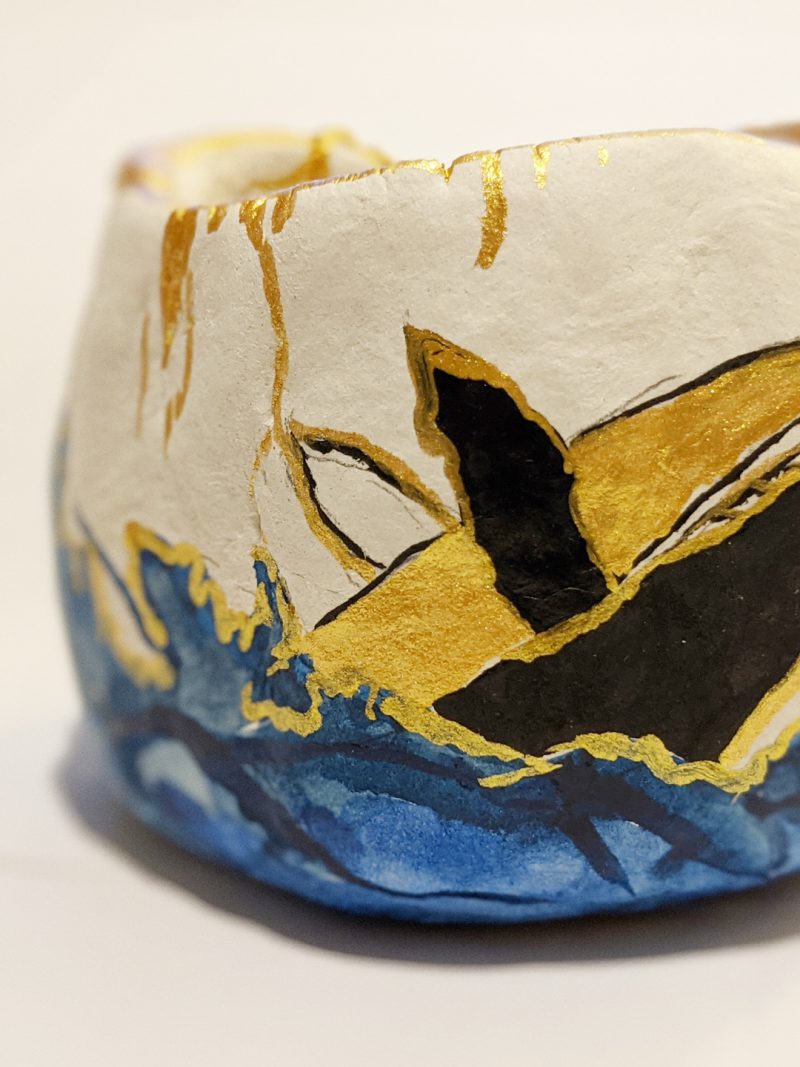Whale Pinch Pot by Fan Stanbrough