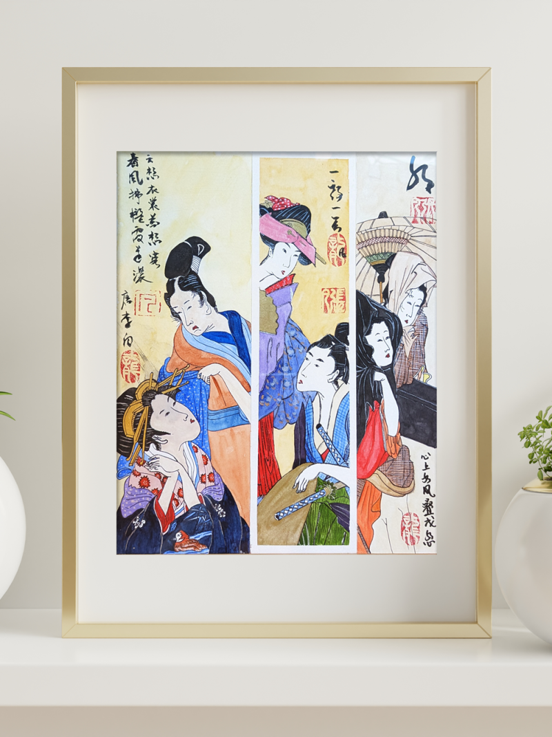 Ukiyo-e Three Stories