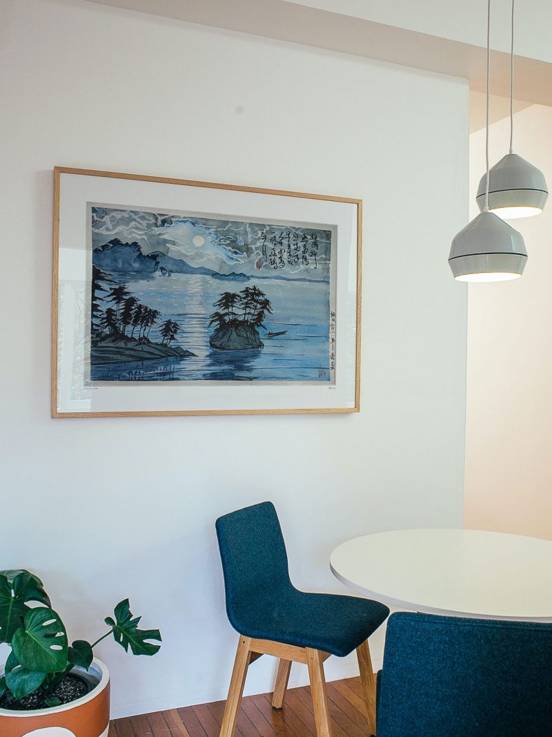 Life is a dream - Calligraphy meets Ukiyo-e