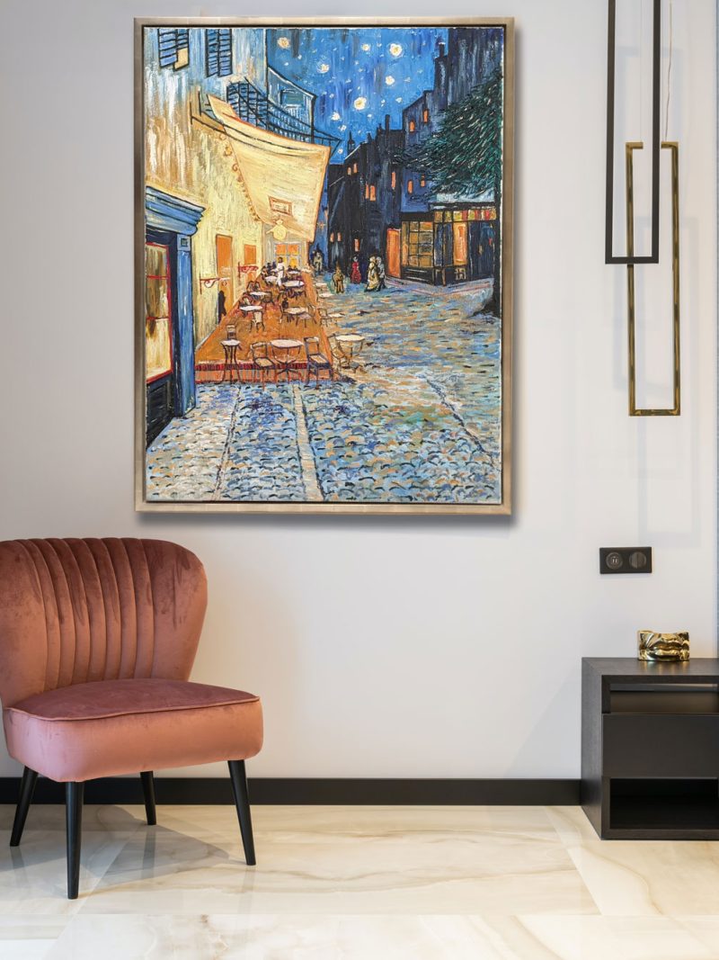 Café Terrace at Night reproduction by Fan Stanbrough