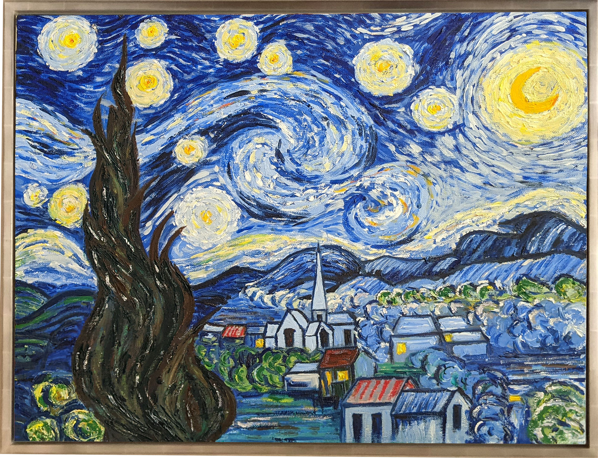 The Starry Night Reproduction by Fan Stanbrough