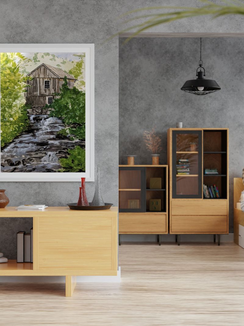 Sawmill at Moore State Park, MA by Fan Stanbrough