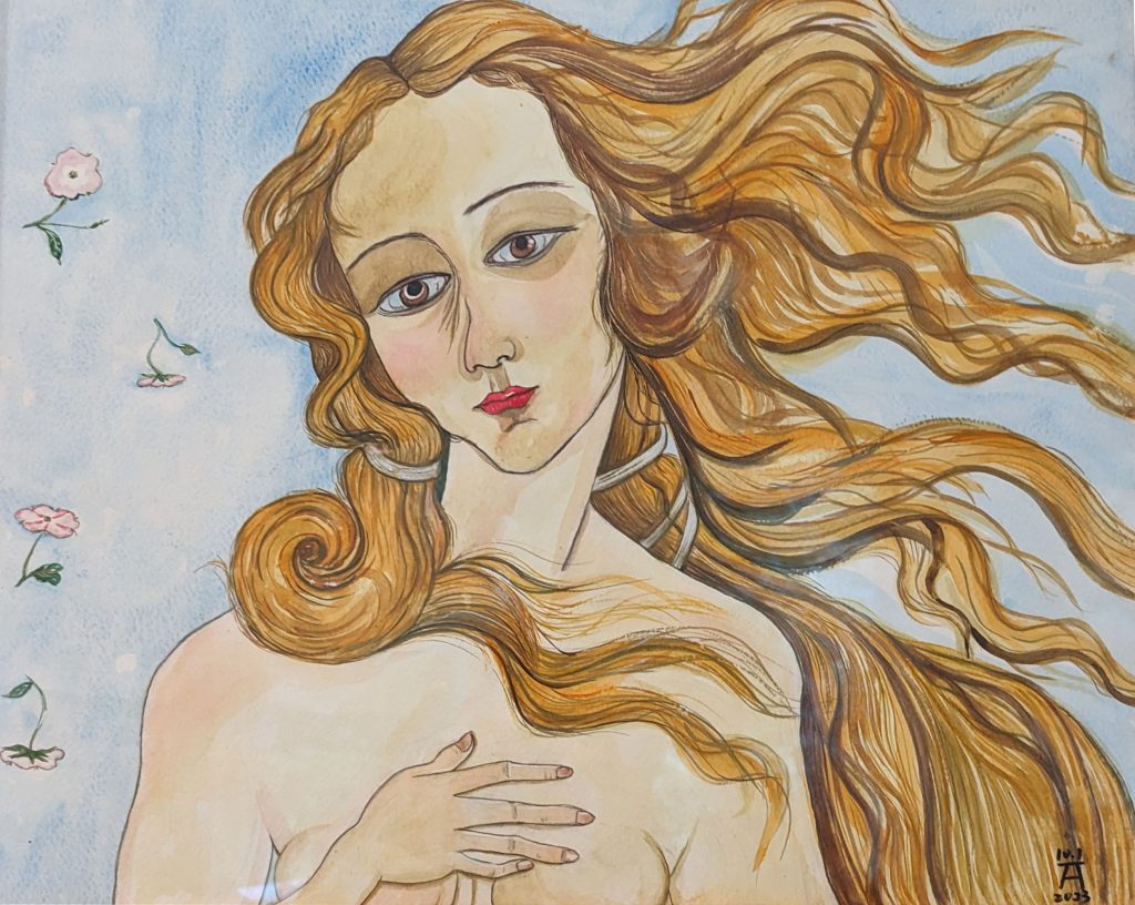 The Birth of Venus - Tranquility and Inner Beauty by Fan Stanbrough
